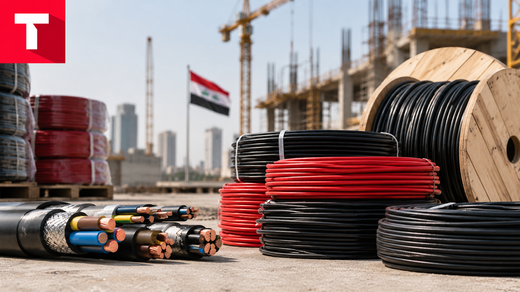 أفضل الكابلات الكهربائية في العراق للمشاريع الإنشائية