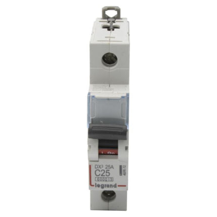 407672Legrandقاطع دارة Legrand DX3 أحادي القطب 25A منحنى C