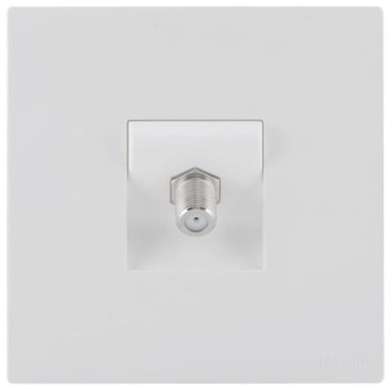 MEC41066WHLegrandمقبس تلفاز Obria من نوع F أبيض مات
