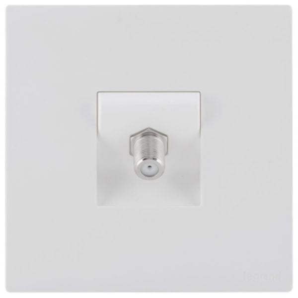 MEC41066WHLegrandمقبس تلفاز Obria من نوع F أبيض مات
