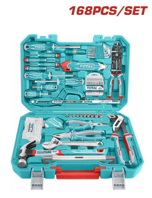 TOTAL Toolbox with Hand Tools 168 pcs - THKTHP21686 – TOOLMART TOTAL Toolbox with Hand Tools 168 pcs - THKTHP21686 – TOOLMART