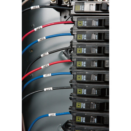 B33 Series Matt Topcoated Polyimide Wire Marking Labels