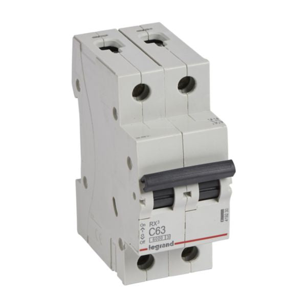 419230Legrandقاطع دارة Legrand RX3 ثنائي القطب 63A منحنى C