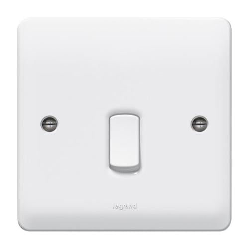 730012Legrandمفتاح ثنائي القطب Synergy 20A 250V أبيض مع مؤشر LED
