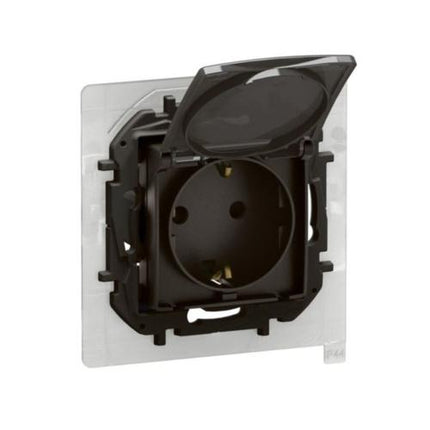 NP3128BKLegrandمقبس نيلوé IP44 شوكو 16A 250V أسود مات