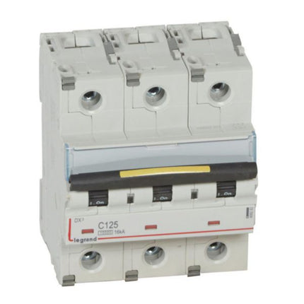 409282Legrandقاطع دارة Legrand DX3 ثلاثي الأقطاب 125A منحنى C
