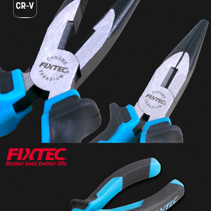 FHLN1006Fixtecكماشة الأنف الطويل فيكستك 6'' 8'' من الفولاذ CRV