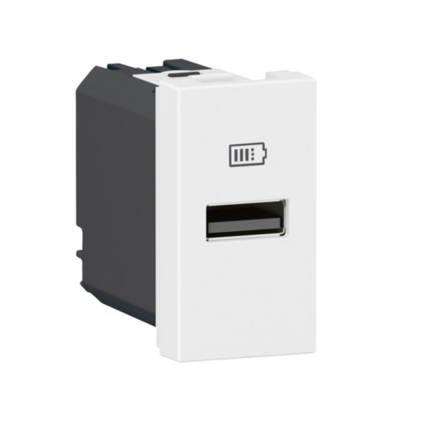 077650LLegrandموزاييك منفذ USB واحد النوع A 3A 15W أبيض