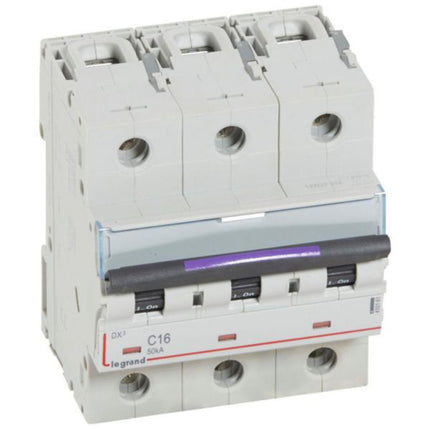 410161Legrandقاطع دارة Legrand DX3 ثلاثي الأقطاب 16A منحنى C