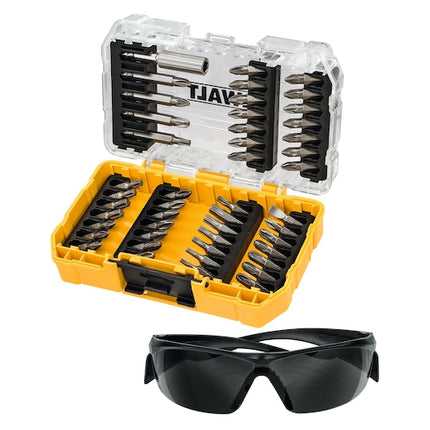  DT70703-QZDEWALTمجموعة مفكات ونظارات أمان (47 قطعة)