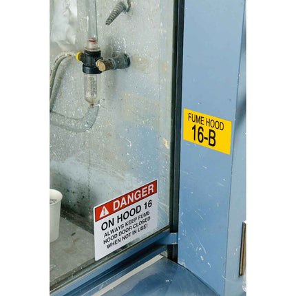 BBP85 General Purpose PrePrinted ANSI DANGER Vinyl Labels