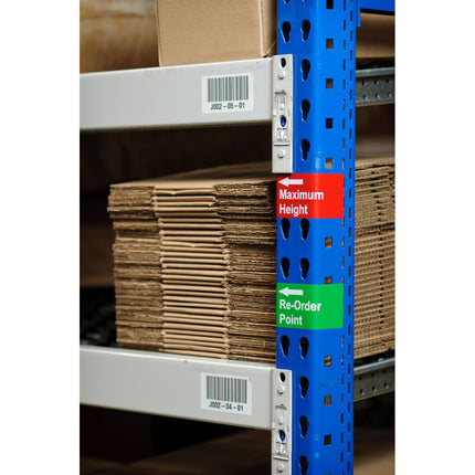 B33 Series Glossy White Polyester Component and Barcode Labels