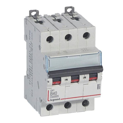 408995Legrandقاطع دارة Legrand DX3 ثلاثي الأقطاب 40A منحنى B 10kA