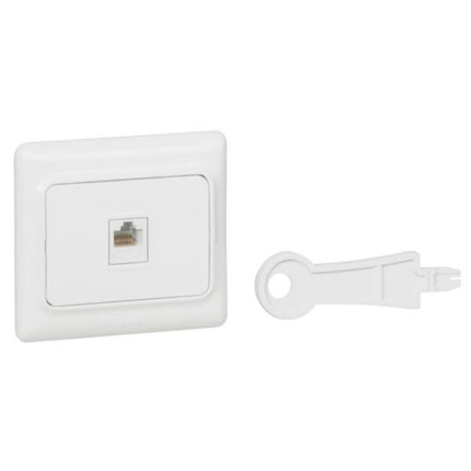 782124Legrandمقبس كابتيكا RJ45 UTP فئة 5e مثبت بالتجويف أبيض