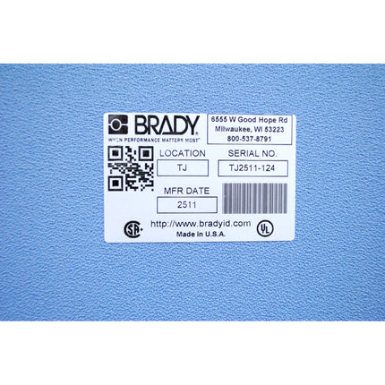 76 mm Core Metallised High Adhesion Matt Polyester Labels