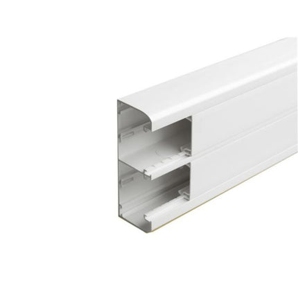 075603Legrandتجويف توزيع لجراند DLP قابل للتثبيت السريع بحجرتين أبيض 50x130mm طول 2م