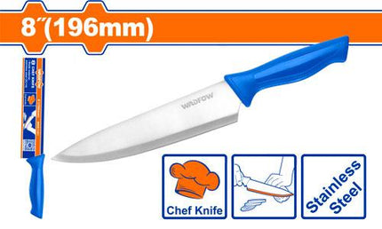 WKK1181Wadfowسكين الشيف WADFOW مقاس 8 بوصات من الفولاذ المقاوم للصدأ