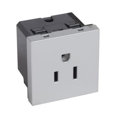 571040Legrandمنفذ توصيل أمريكي من نوع Arteor 2P+E بقوة 15A 127V وحدتين ألومنيوم