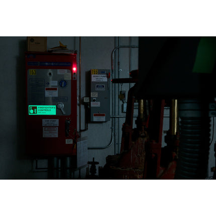 BradyGlo High Intensity GlowintheDark Labels for M710 printer