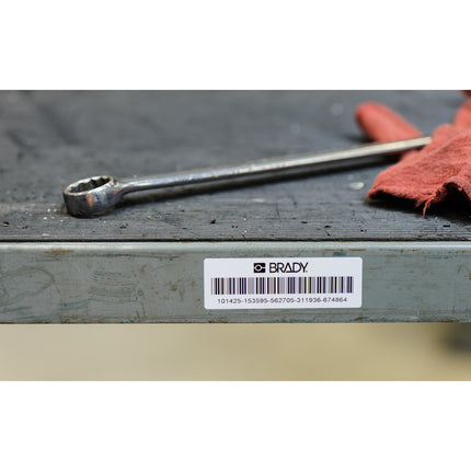 B33 Series Polyester with Permanent Rubberbased Adhesive Labels