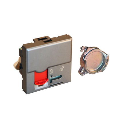 572853LegrandArteor مقبس RJ45 الفئة 6 UTP وحدتان مغنيسيوم مع غطاء أحمر