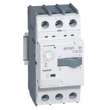 417309Legrandقاطع الدائرة الواقي للمحركات Legrand MPX3 32S 5-8A 100KA
