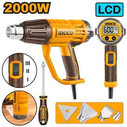 HG200058INGCOمسدس الهواء الساخن المهني INGCO HG200058 2000 واط