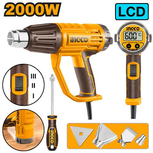 HG200058INGCOمسدس الهواء الساخن المهني INGCO HG200058 2000 واط