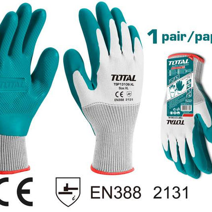 TOTAL LATEX GLOVES (TSP13106-XL)