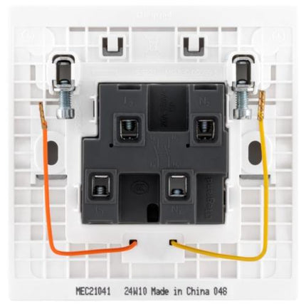 MEC21041SLLegrandمفتاح أوبريا أحادي 20A ثنائي القطب مع مؤشر LED فضي داكن