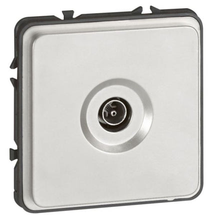077882Legrandمقبس تلفاز سوليروك ذكر IP20 0-2400 ميجاهرتز مثبت بالفلاش