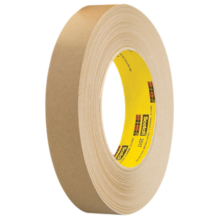70000884993Mشريط 3M Flatback Tape 2517 بني متوسط 18 ملم × 55 متر