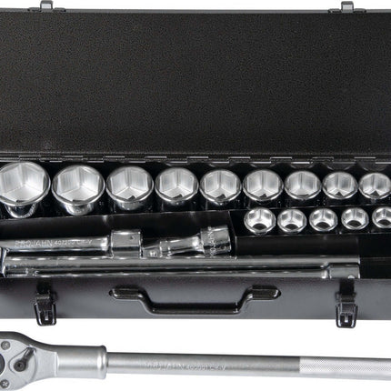 3903402Projahnمجموعة مقابس PROJAHN 3/4" الاحترافية 21 قطعة