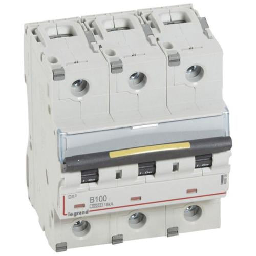 409016Legrandقاطع دورة Legrand DX3 ثلاثي الأقطاب 100A منحنى B