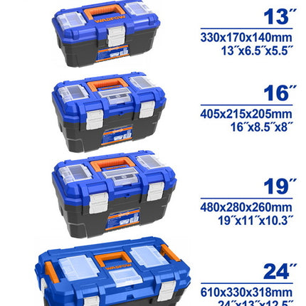 WTB4104Wadfow مجموعة صناديق أدوات بلاستيكية من WADFOW