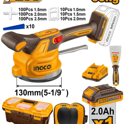 CTVLI20018INGCOآلة اهتزاز البلاط اللاسلكية INGCO 20V CTVLI20018