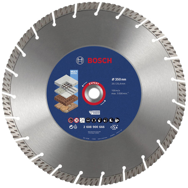 Bosch Tools,2608900666,Cutting disc - Multi Material | 350x20/25.40*x3.3x15