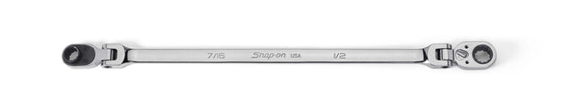 XFR1416Snap-Onمفتاح الصندوق الرافع المرن المزدوج من سناب-أون 7/16-1/2 بوصة 12 نقطة SAE Flank Drive