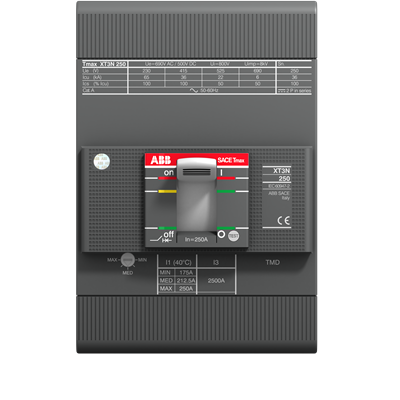 1SDA068055R1ABBقاطع الدائرة ABB XT3N 250 TMD
