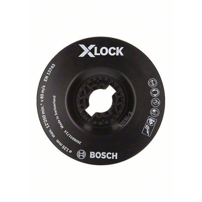 Bosch Tools,2608601714,Backing Pad X-LOCK 125mm soft