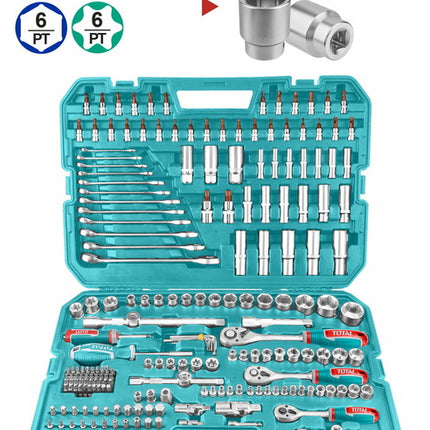 THKTHP22166Total Toolsمجموعة أدوات احترافية من 216 قطعة