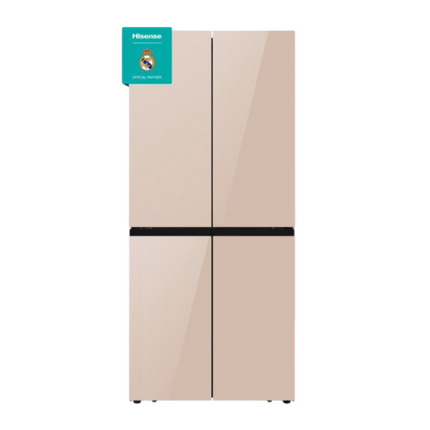Hisense 610 Liter 4 Door French Door Refrigerator Khaki Glass | RQ5G470SBK3