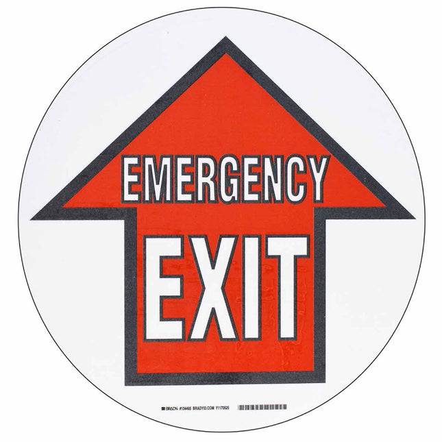 ToughStripe EMERGENCY EXIT Floor Sign
