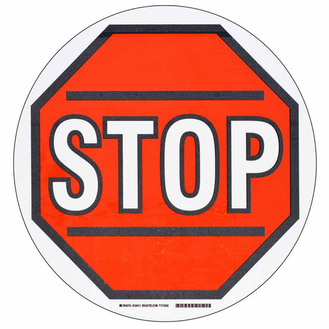 ToughStripe STOP Floor Sign
