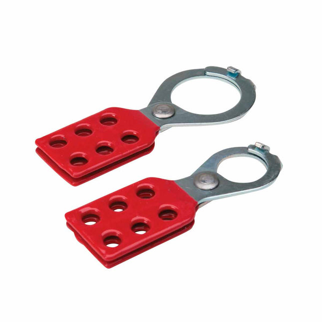 Steel Group Lockout Hasps with Tabs