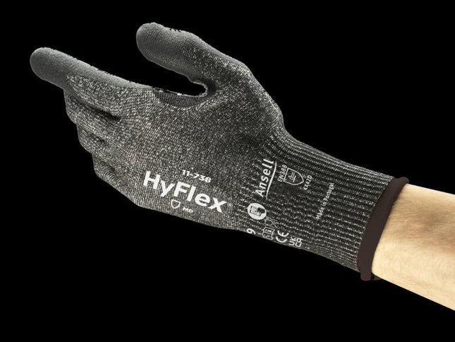 11-738Ansellقفازات HyFlex 11-738 مقاومة للقطع ومتينة