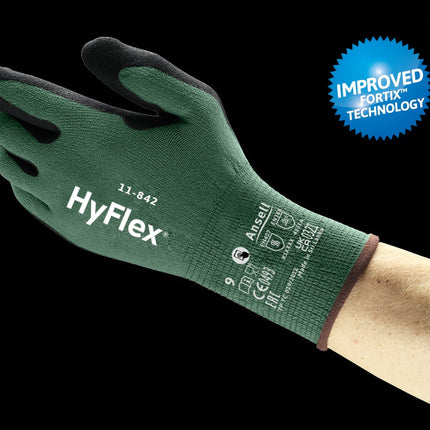 11-842Ansellقفازات صناعية متعددة الأغراض HyFlex 11-842