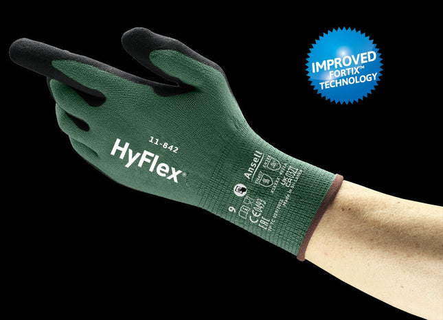 11-842Ansellقفازات صناعية متعددة الأغراض HyFlex 11-842