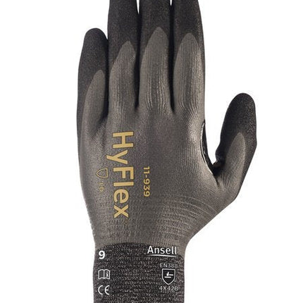11-939Ansellقفازات العمل الخفيفة HyFlex 11-939