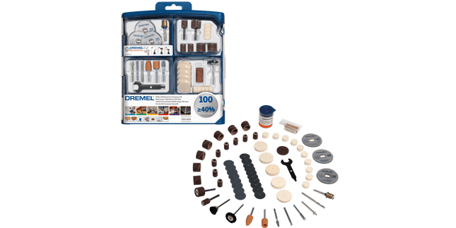 100 pieces DREMEL Multipurpose Accessory Set | 723-100 , 2615s723ja